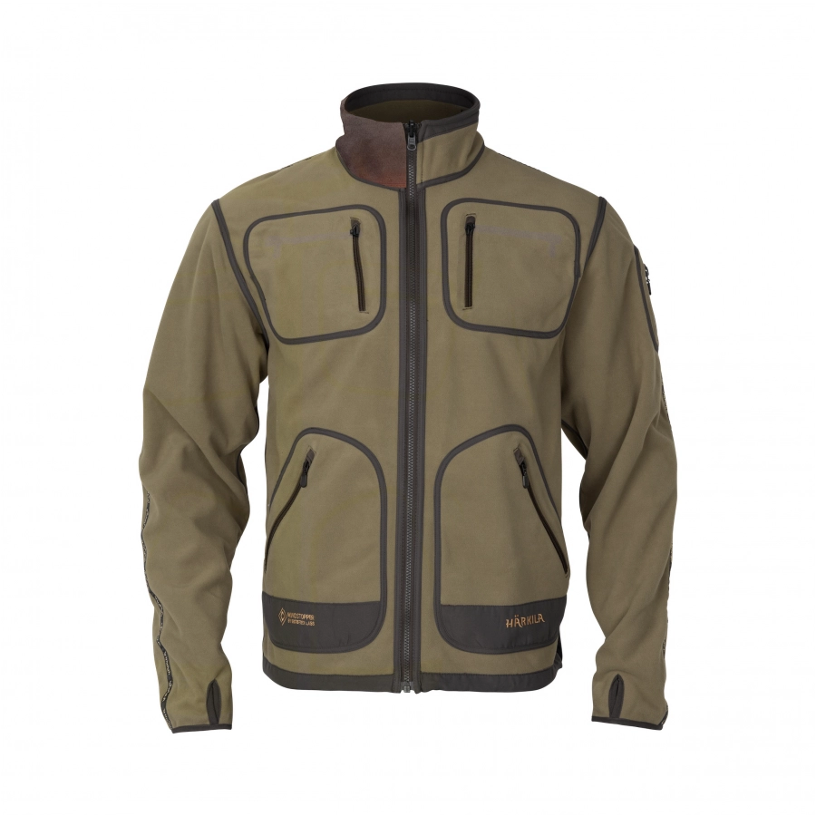 Bluza Harkila Kamko Dark antique bronze/Willow green 2/3