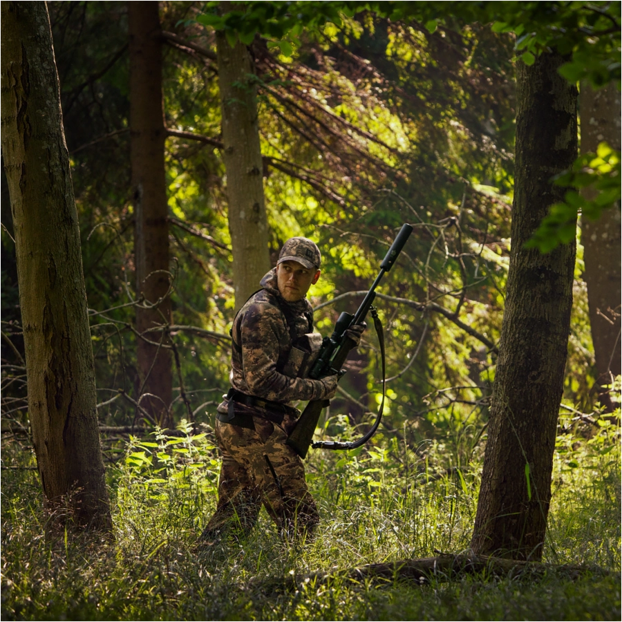 Bluza męska Härkila Deer Stalker camo polarowa AXIS MSP® Forest green 3/7