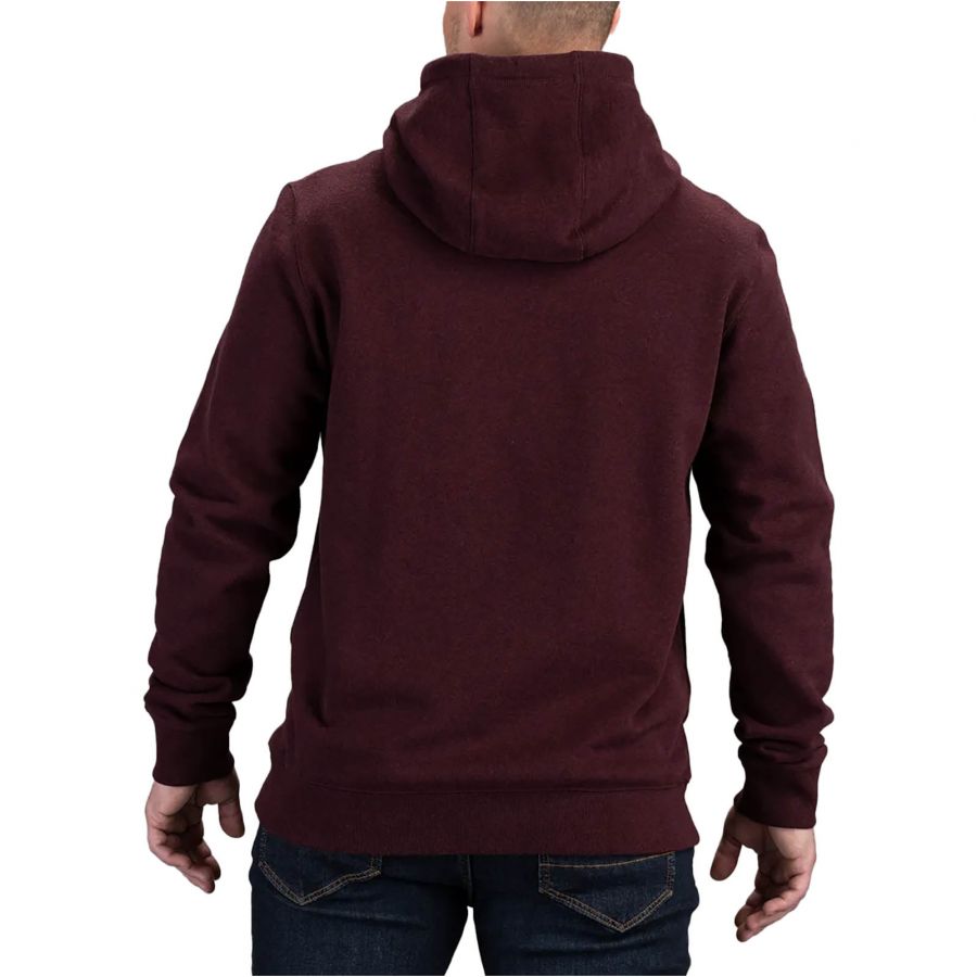 Bluza męska Vortex Comfort Hoodie burgund 4/4