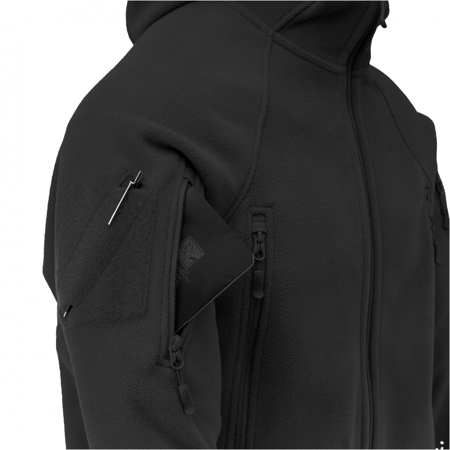 Bluza polarowa Helikon Patriot Mk2 Hybrid Fleece czarna 4/6