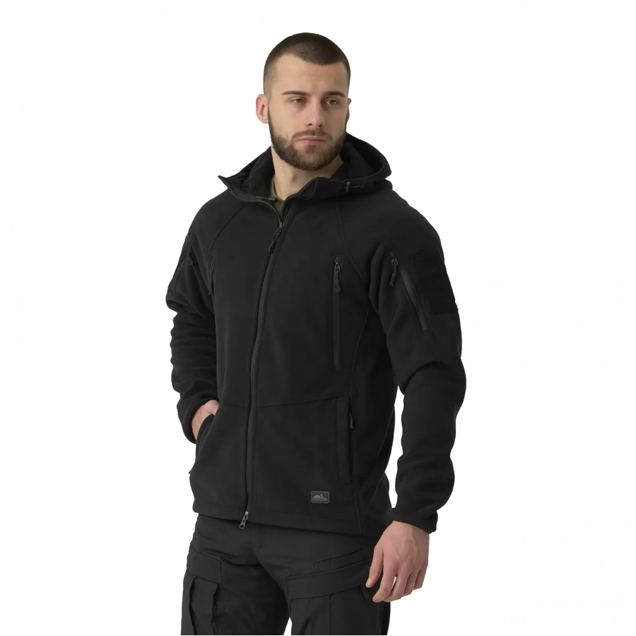Bluza polarowa Helikon Patriot Mk2 Hybrid Fleece czarna 3/6