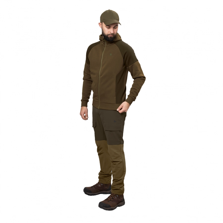 Bluza Seeland Cross Hoodie dark olive 4/5