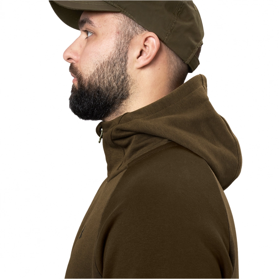 Bluza Seeland Cross Hoodie dark olive 3/5