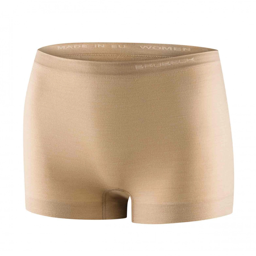 Bokserki Brubeck classic COMFORT MERINO damskie beżowe 1/4