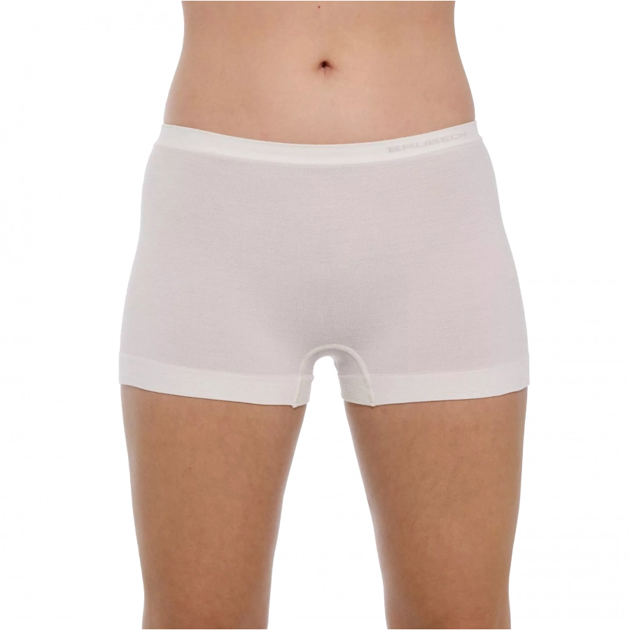 Bokserki Brubeck classic COMFORT MERINO damskie kremowe 3/4