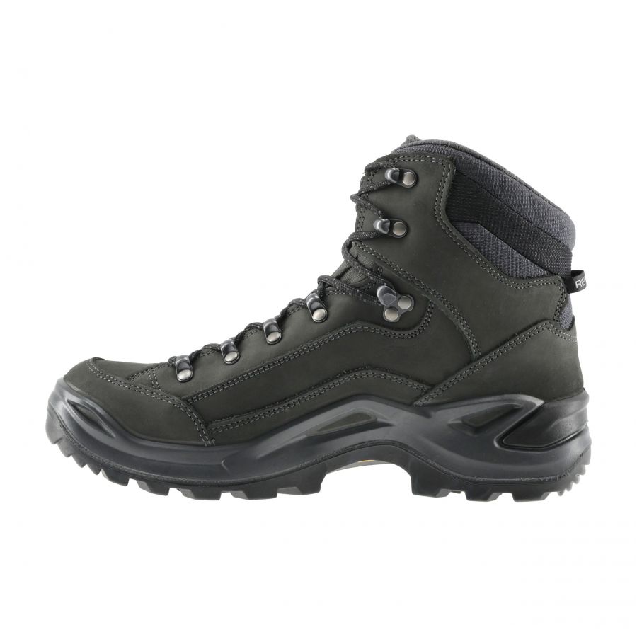 Boots m LOWA Renegade GTX mid, anthracite/blue 3/8