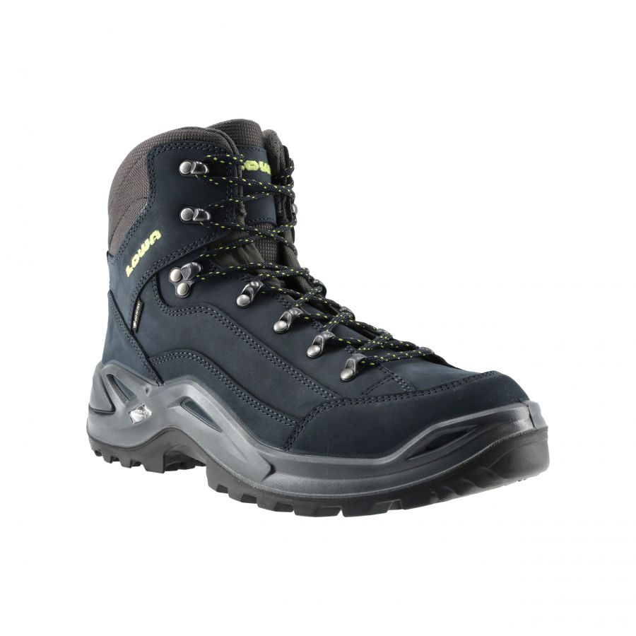 Boots m LOWA Renegade GTX mid, dark blue/limo 2/8