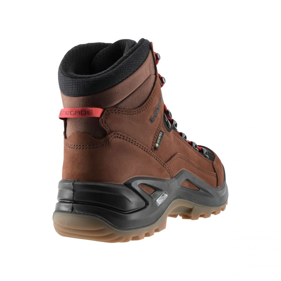 Boots m LOWA Renegade GTX mid, mahogany/red 4/8