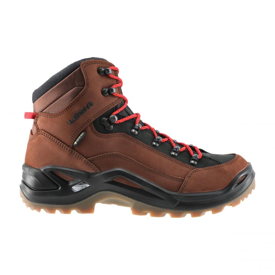 Boots m LOWA Renegade GTX mid, mahogany/red 1/8