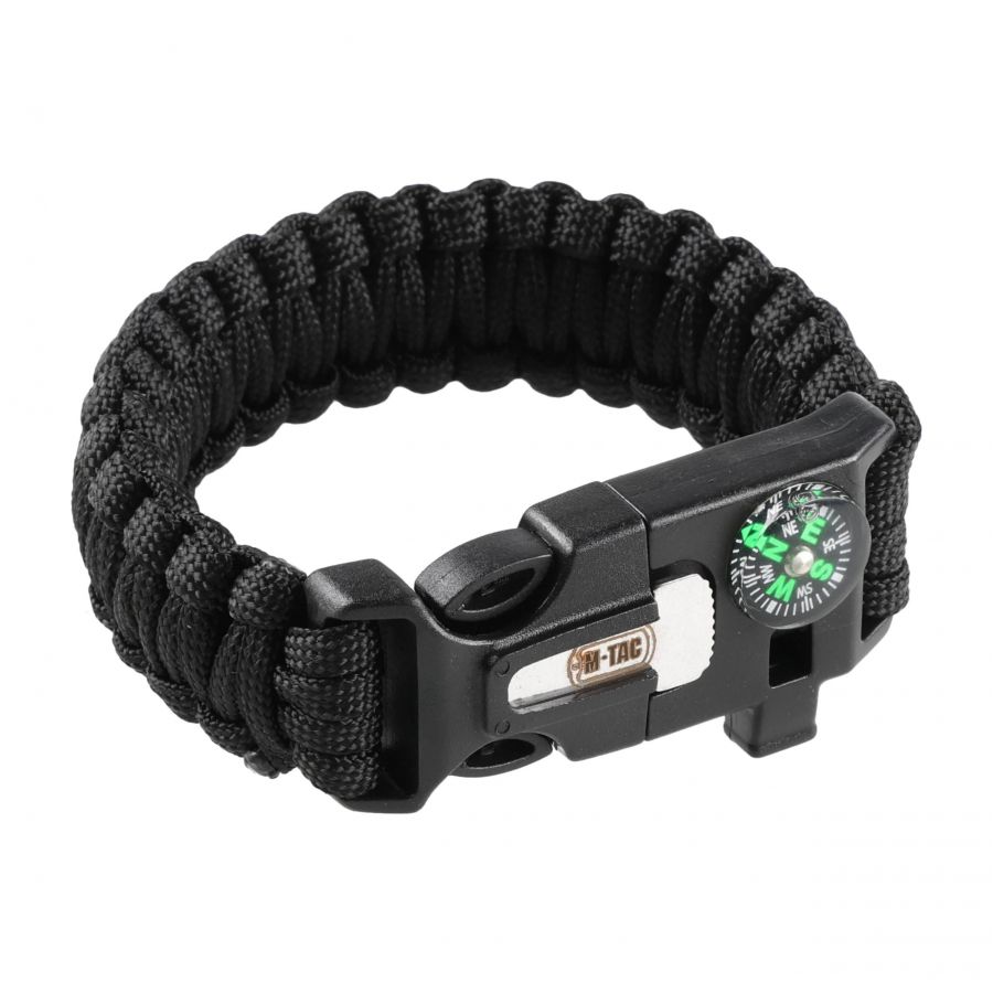 Bran M-Tac Paracord with Chair,Kompa and Gwi, black 1/4