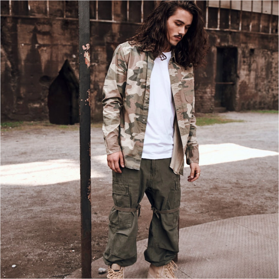 Brandit M65 Vintage olive green men's pants 4/5