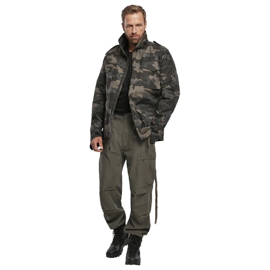 Brandit M65 Vintage olive green men's pants 3/5