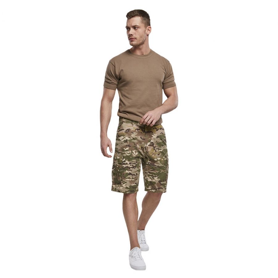 Brandit men's BDU Ripstop camouflage tactica shorts 3/5