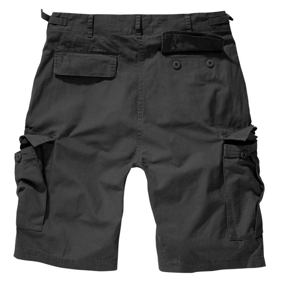 Brandit men's BDU Ripstop shorts black 2/3