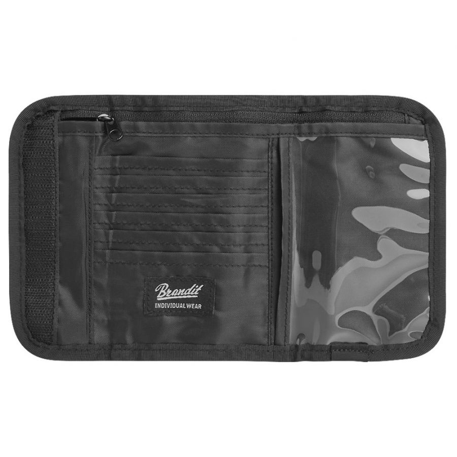 Brandit Two camouflage black wallet 2/4