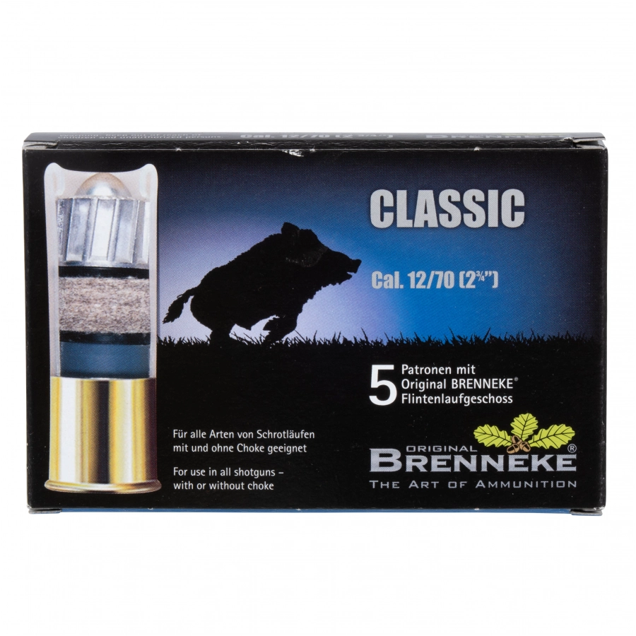 Brenneke ammunition cal. 12/70 Classic 31.5 g 3/3