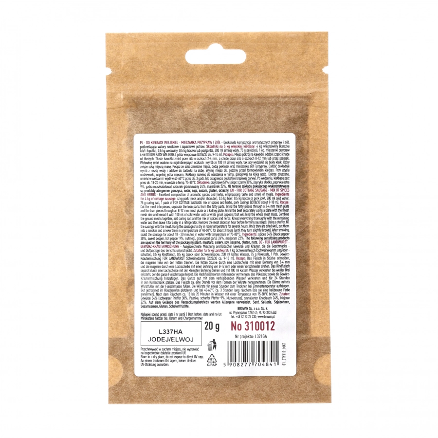 Browin seasoning for country sausage 20 g 2/2