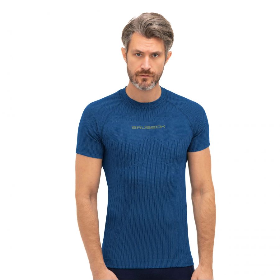 Brubeck 3D PRO short sleeve men's t-shirt ci 3/4