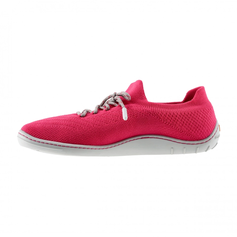 Brubeck barefoot merino women's shoes pink-grey 3/6