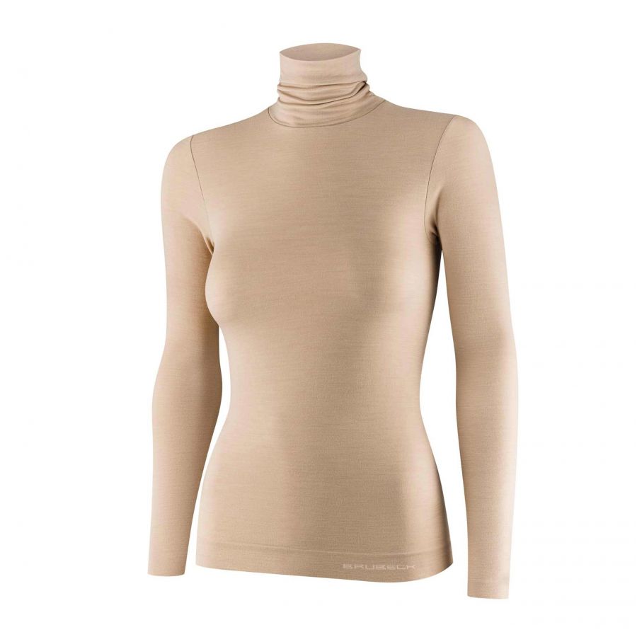 Brubeck COMFORT MERINO turtleneck t-shirt 1/4