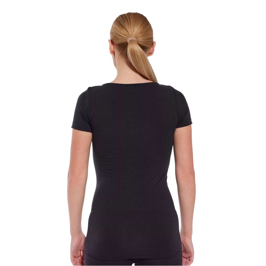 Brubeck COMFORT MERINO women's t-shirt black 4/4