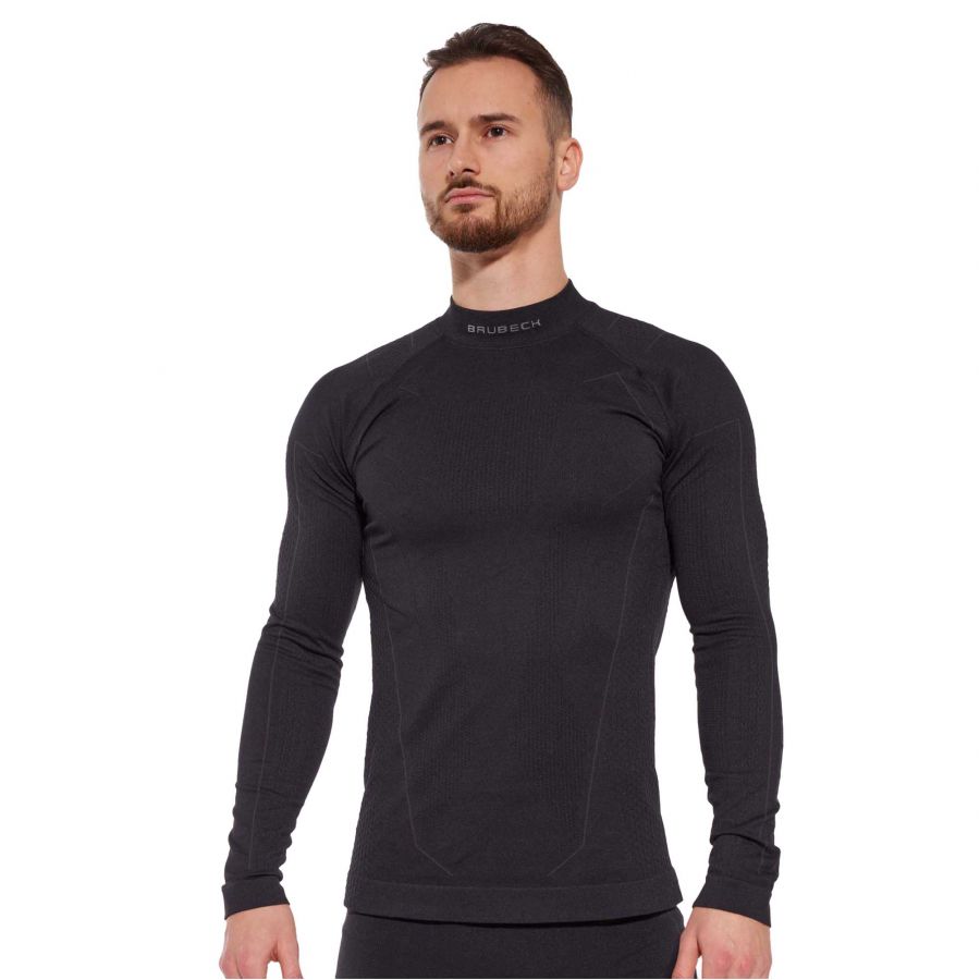 Brubeck COOLER sweatshirt black 2/3