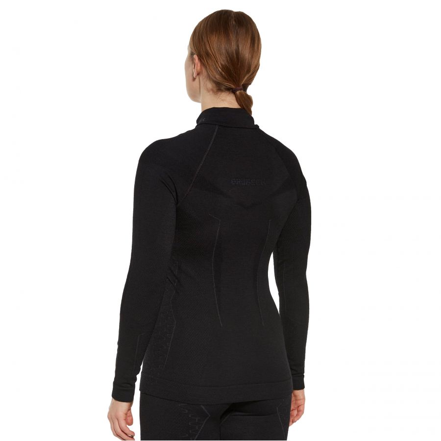 Brubeck Extreme Merino women's sweatshirt black 2/4