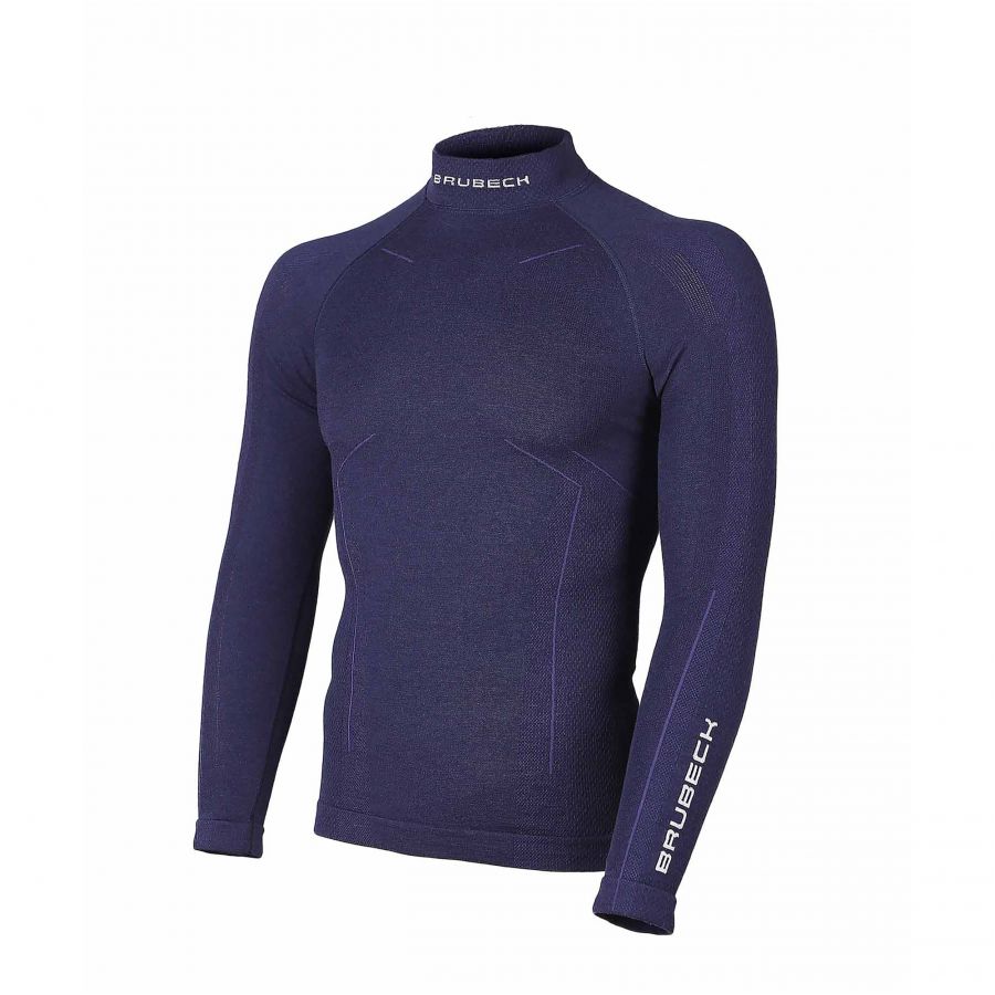 Brubeck EXTREME WOOL sweatshirt navy blue 1/4