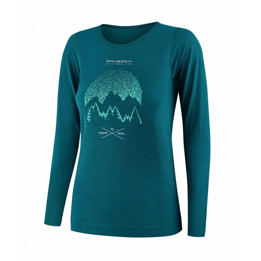 Brubeck OUTDOOR WOOL long sleeve t-shirt 1/3