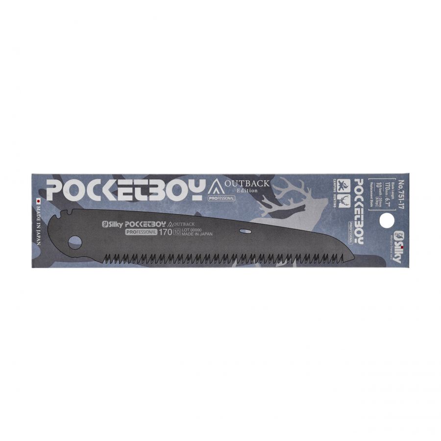 Brzeszczot do piły Silky Pocketboy Outback Edition 170-10
 2/2