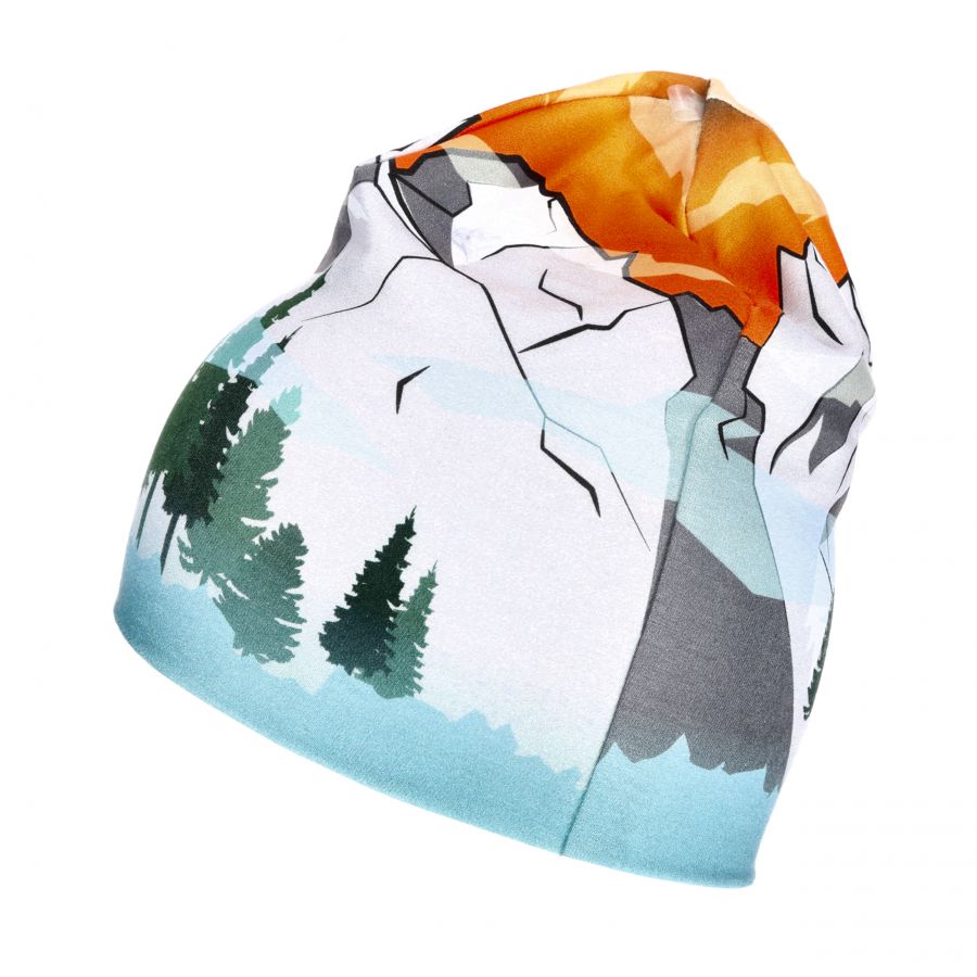 BUFF EcoStretch Beanie Reversible Ry unisex cap. 2/6