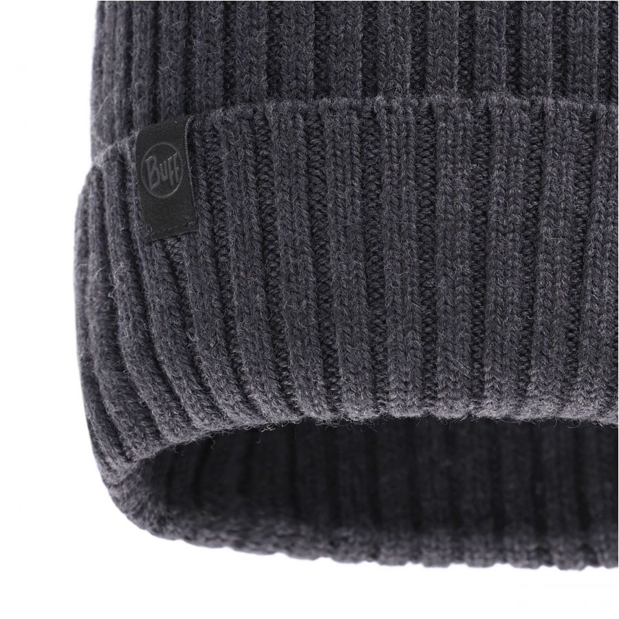 BUFF Merino Wool Hat Norval graphite winter hat 3/4