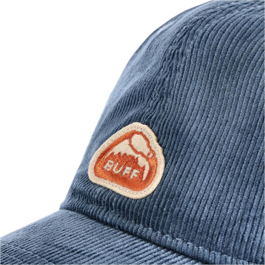 BUFF unisex baseball cap cap solid blue 3/6