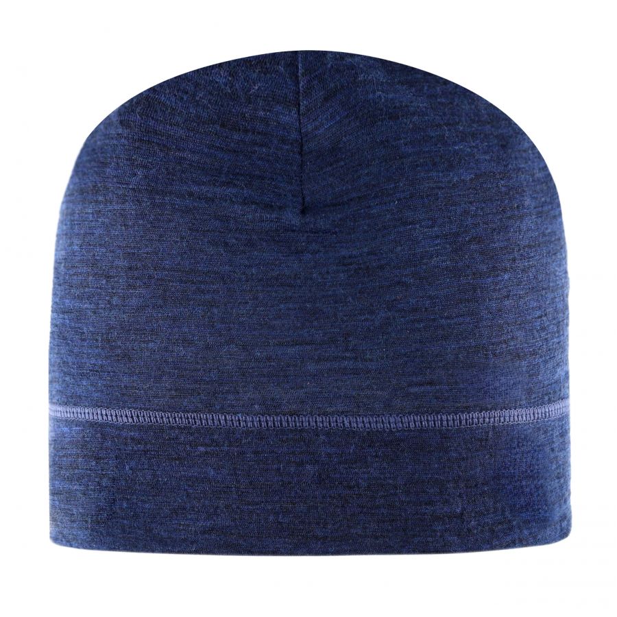 BUFF unisex Merino Beanie Solid navy blue cap. 4/6