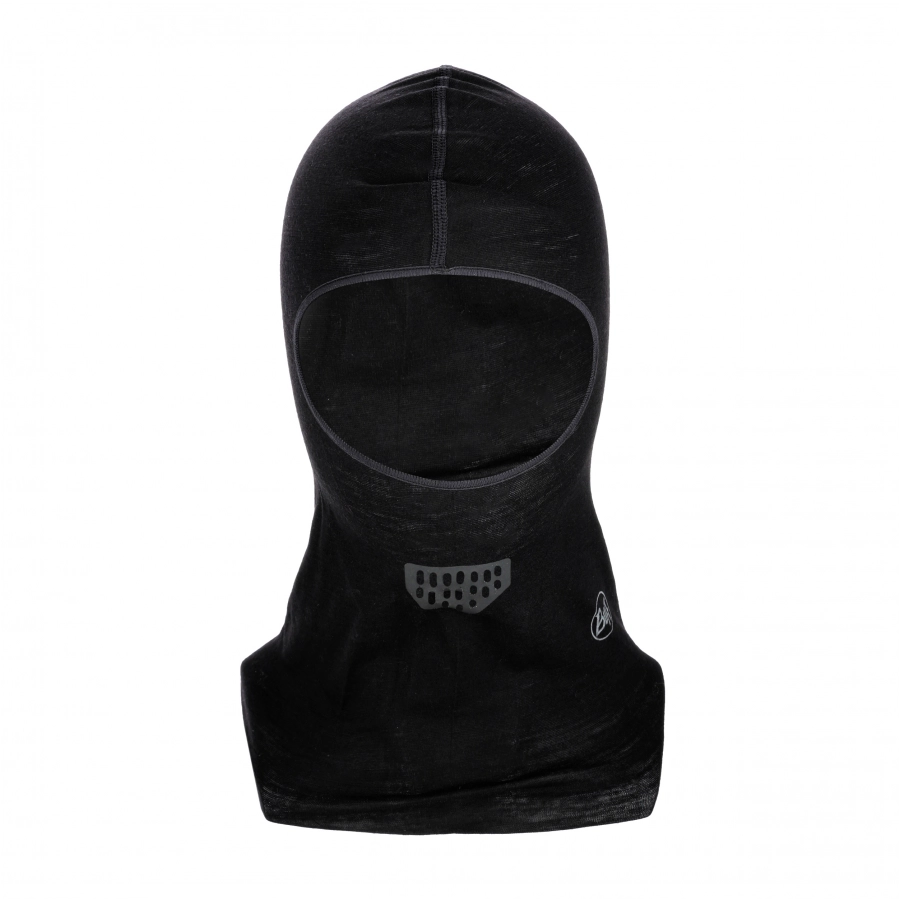 BUFF unisex Merino Wool Balaclava black balaclava. 1/7