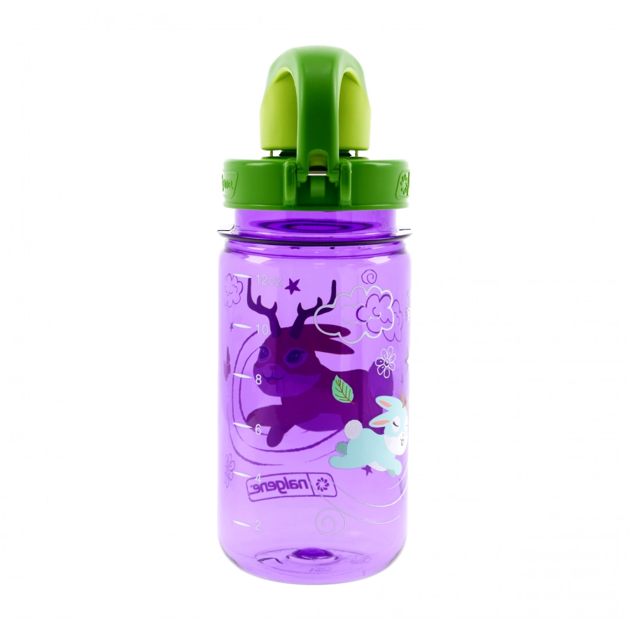 Botella Nalgene OTF Kids Sustain 0.35L - Material Reciclado, Color Jackalope Purple, Sin BPA