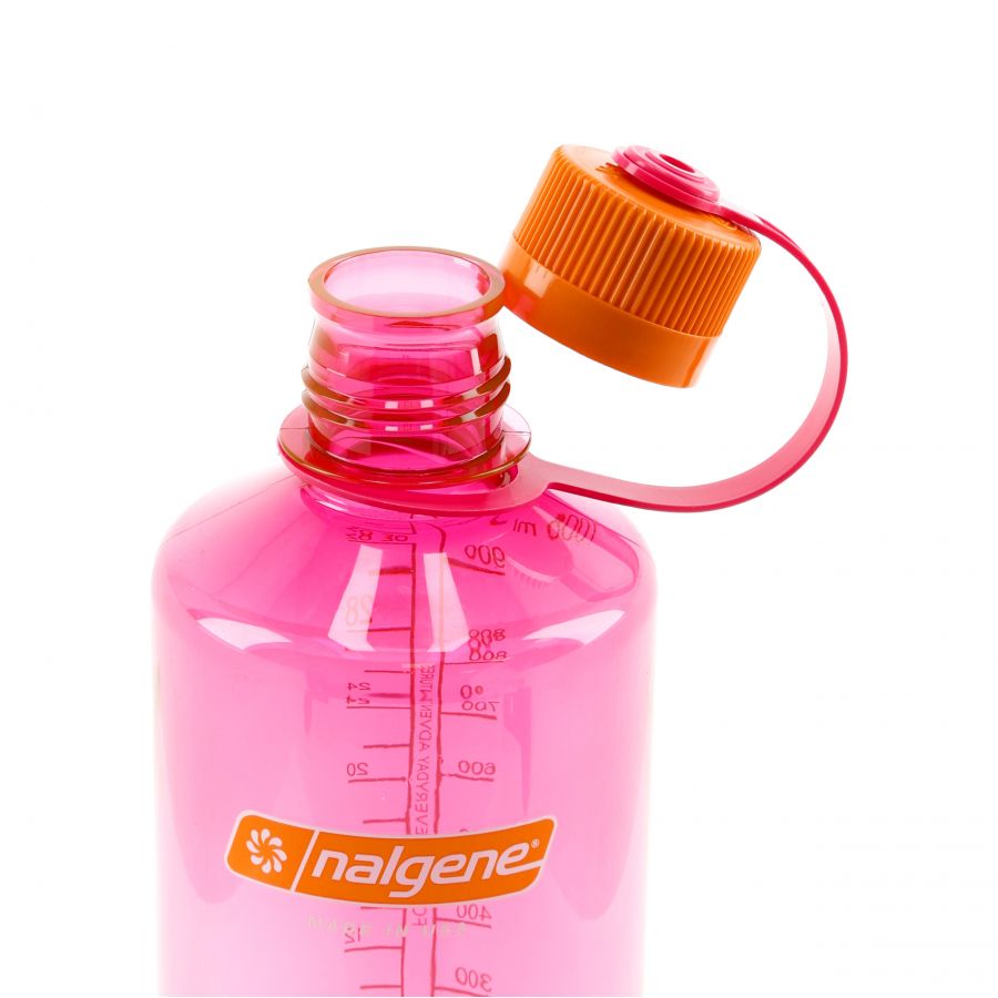 Butelka Nalgene Narrow Mouth 1 l Flamingo Pink 3/4