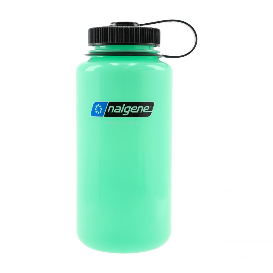 Butelka Nalgene Wide Mouth 1 l Glow Green 1/4