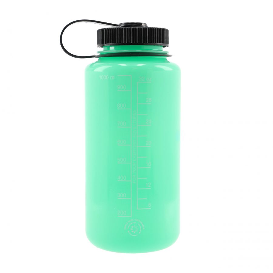 Butelka Nalgene Wide Mouth 1 l Glow Green 2/4