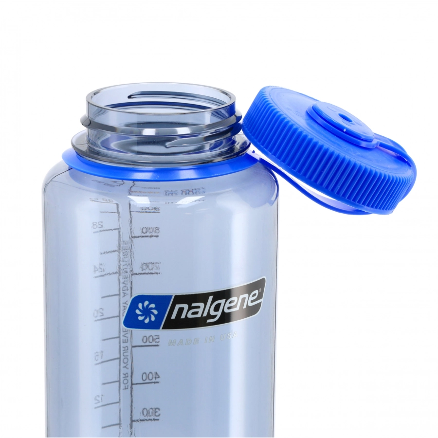 Butelka Nalgene Wide Mouth 1 l szara z szerokim wlewem 3/4