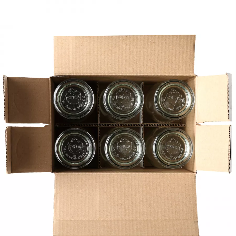 Butelka Weck Saftflasche z pokrywką, uszczelką i 2 zapinkami 530 ml 6 szt. 2/4