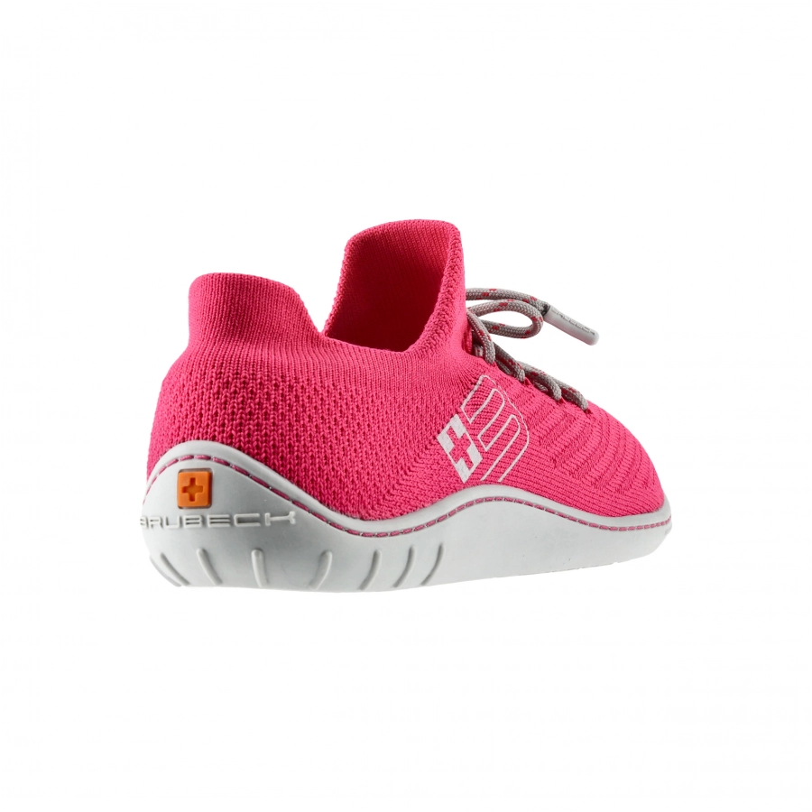 Buty Brubeck Barefoot merino damskie różowo-szare 4/6