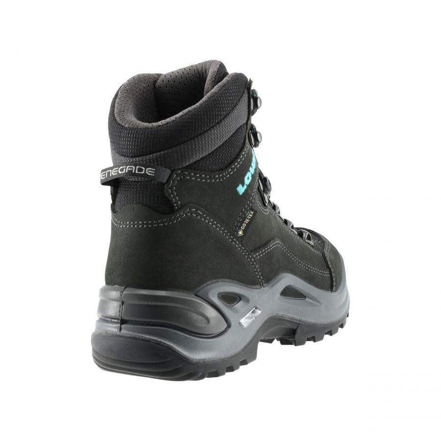 Buty damskie LOWA Renegade GTX mid WS czarno/turkusowe 4/8