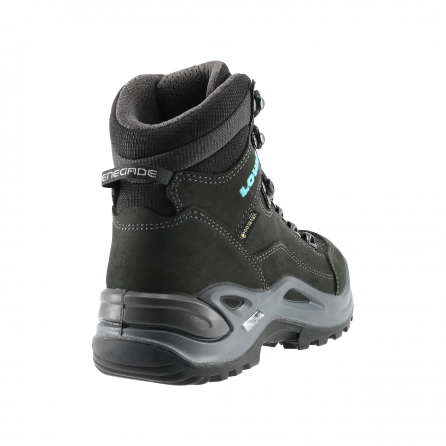 Buty damskie LOWA Renegade GTX mid WS czarno/turkusowe 4/8