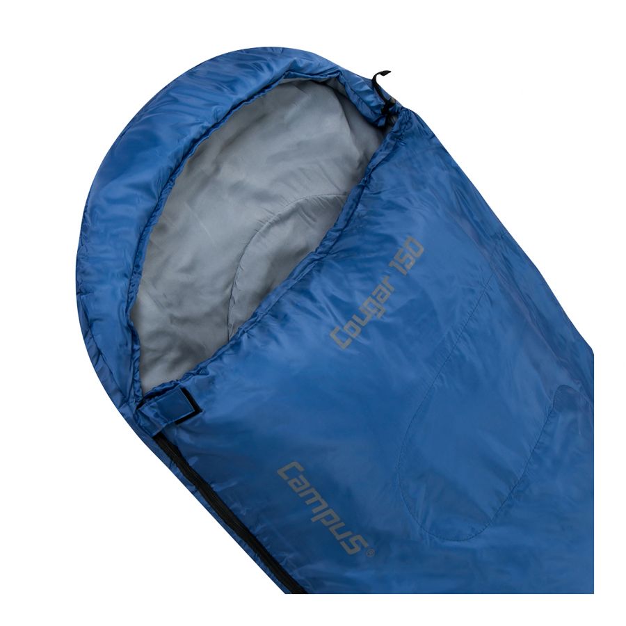 Campus COUGAR 150 navy blue sleeping bag for left-handed people 2/6
