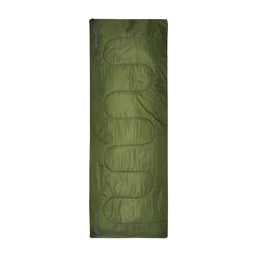 Campus HOBO 200 green sleeping bag for right-handers 1/8