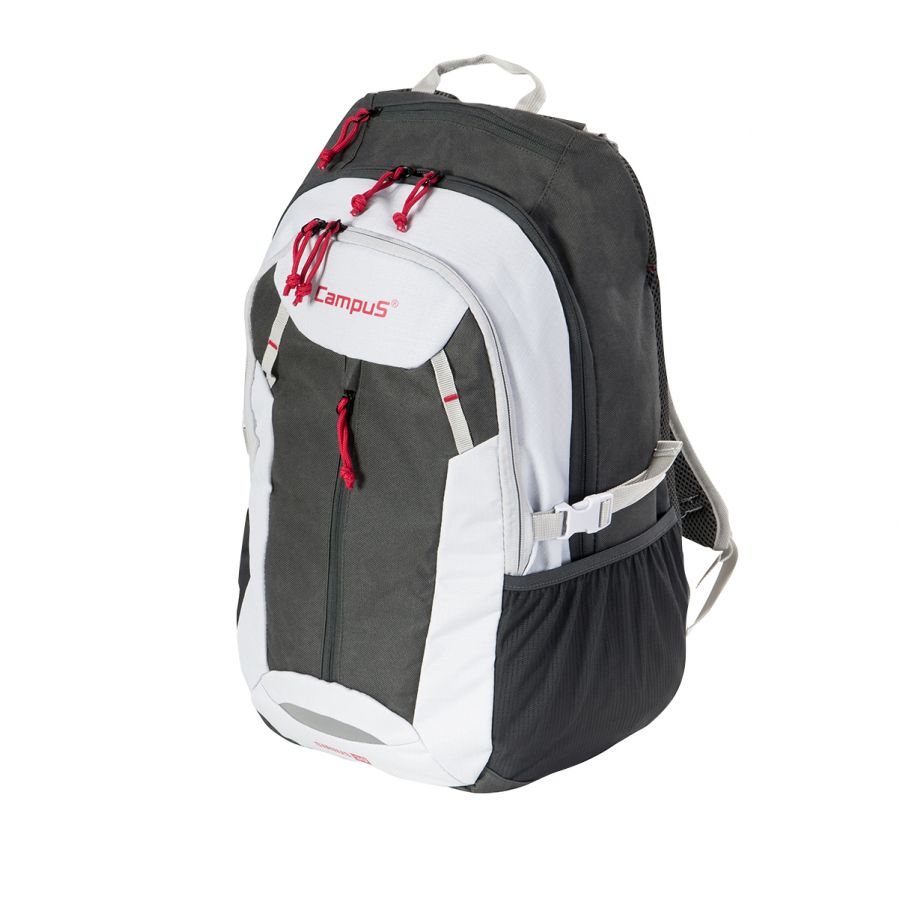 Campus SIRIUS 30L grey/red city backpack 1/4