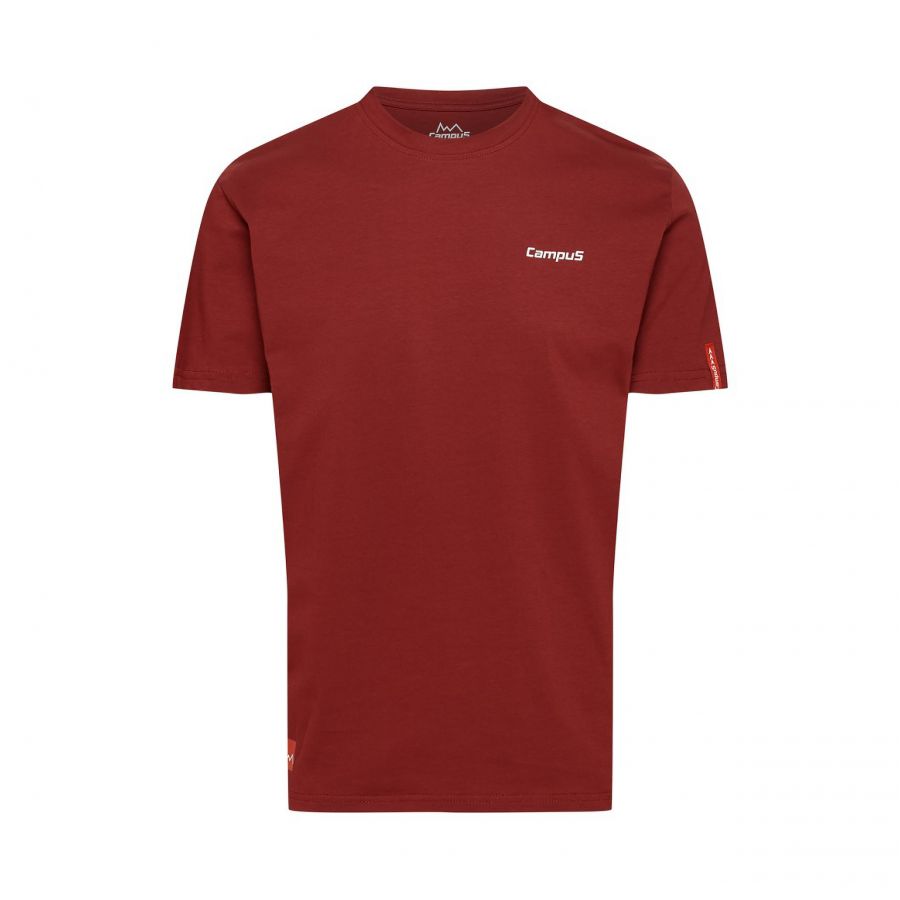 Campus Skyth men's t-shirt, maroon 1/3