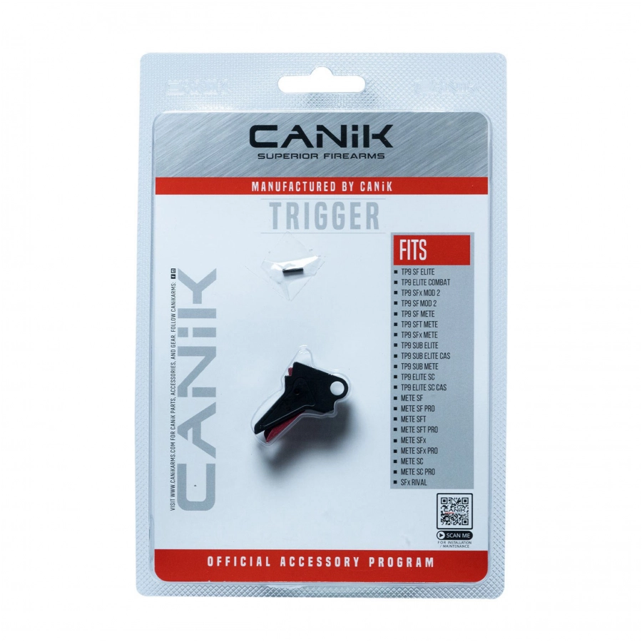 Canik Advanced 90 degree aluminum trigger black 2/2
