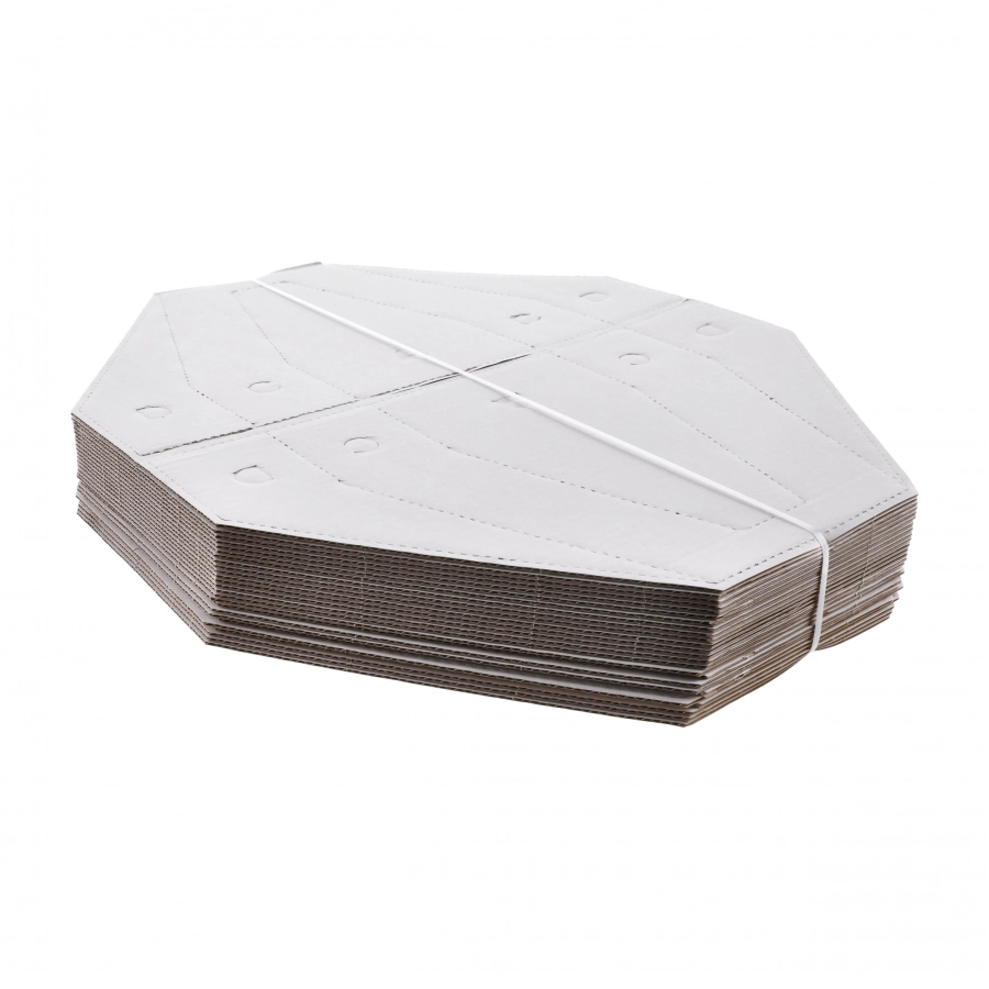 Cardboard Range Solutions IPSC Shield Halves Bi-b 2/3